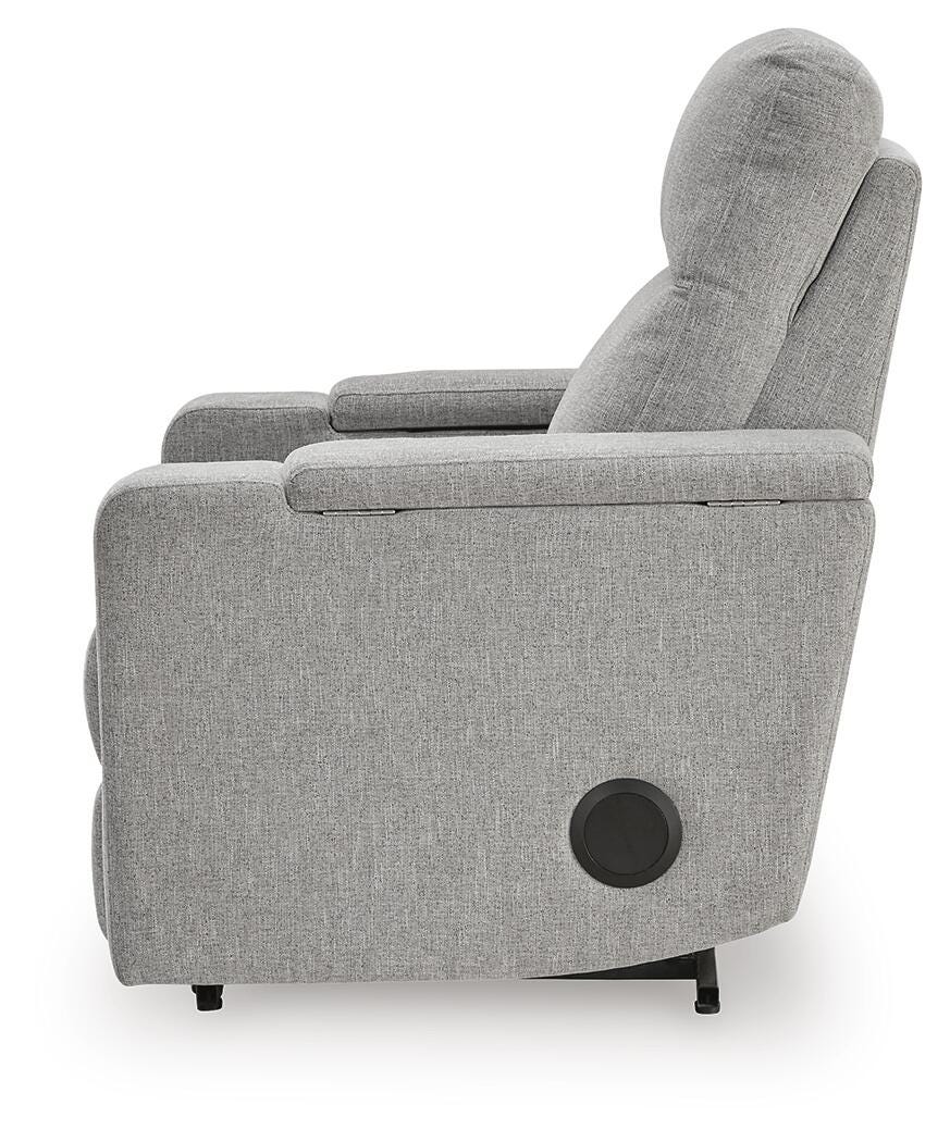 Sillón reclinable Pineland Power Glider con sistema de audio