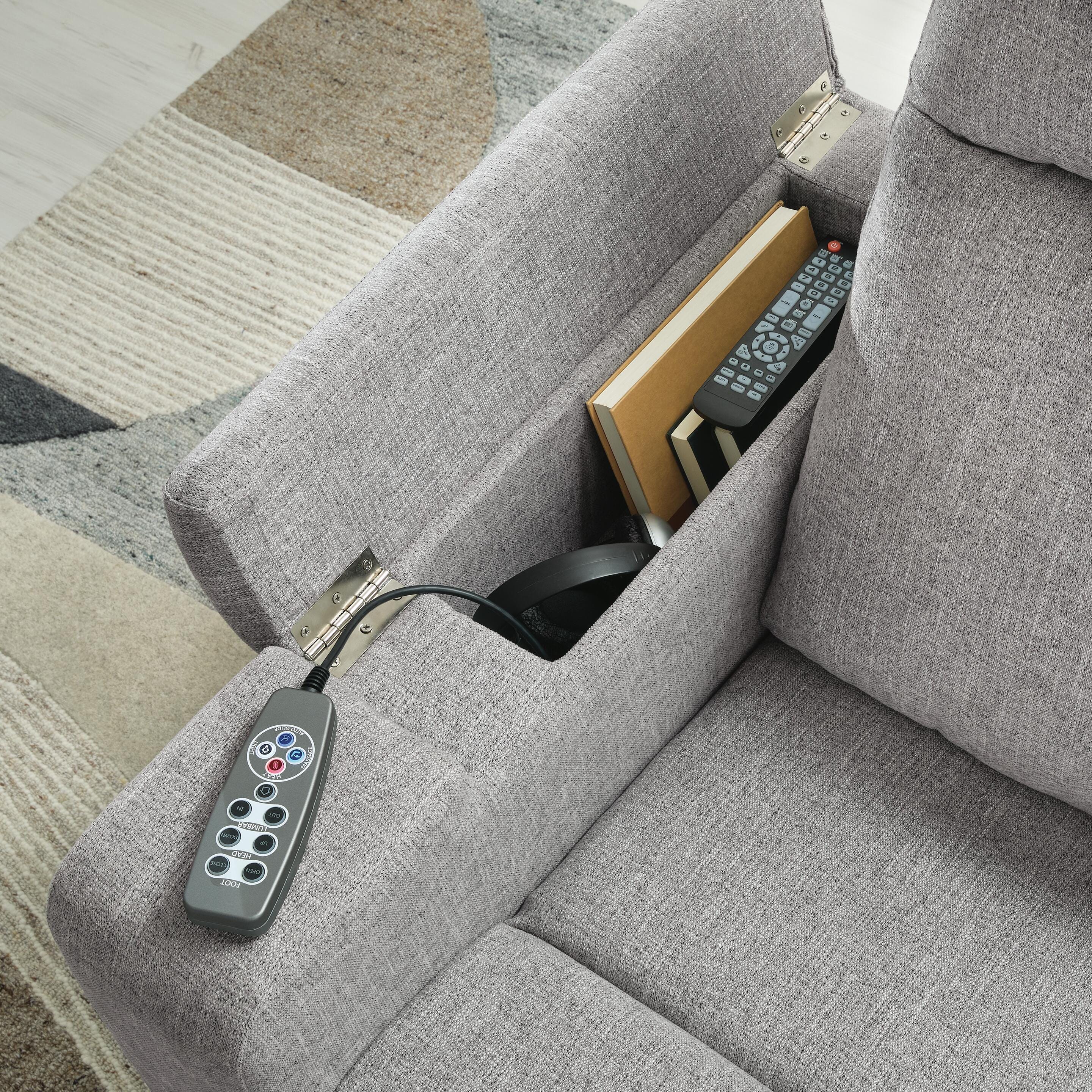 Sillón reclinable Pineland Power Glider con sistema de audio