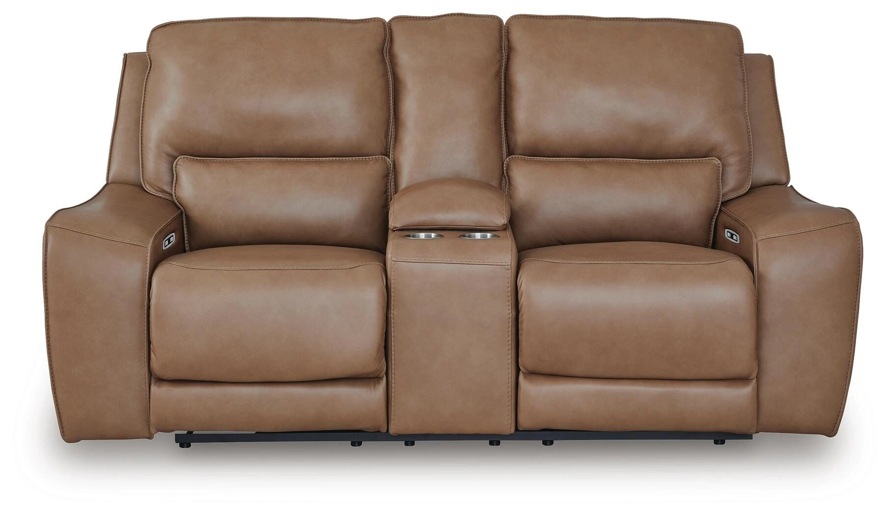 Sofá biplaza reclinable eléctrico DeepWakes con consola