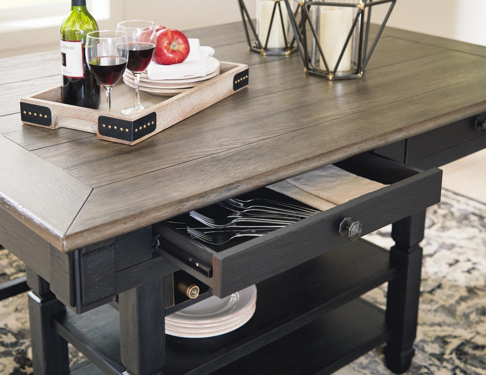 Juego de comedor a la altura de mostrador Tyler Creek
