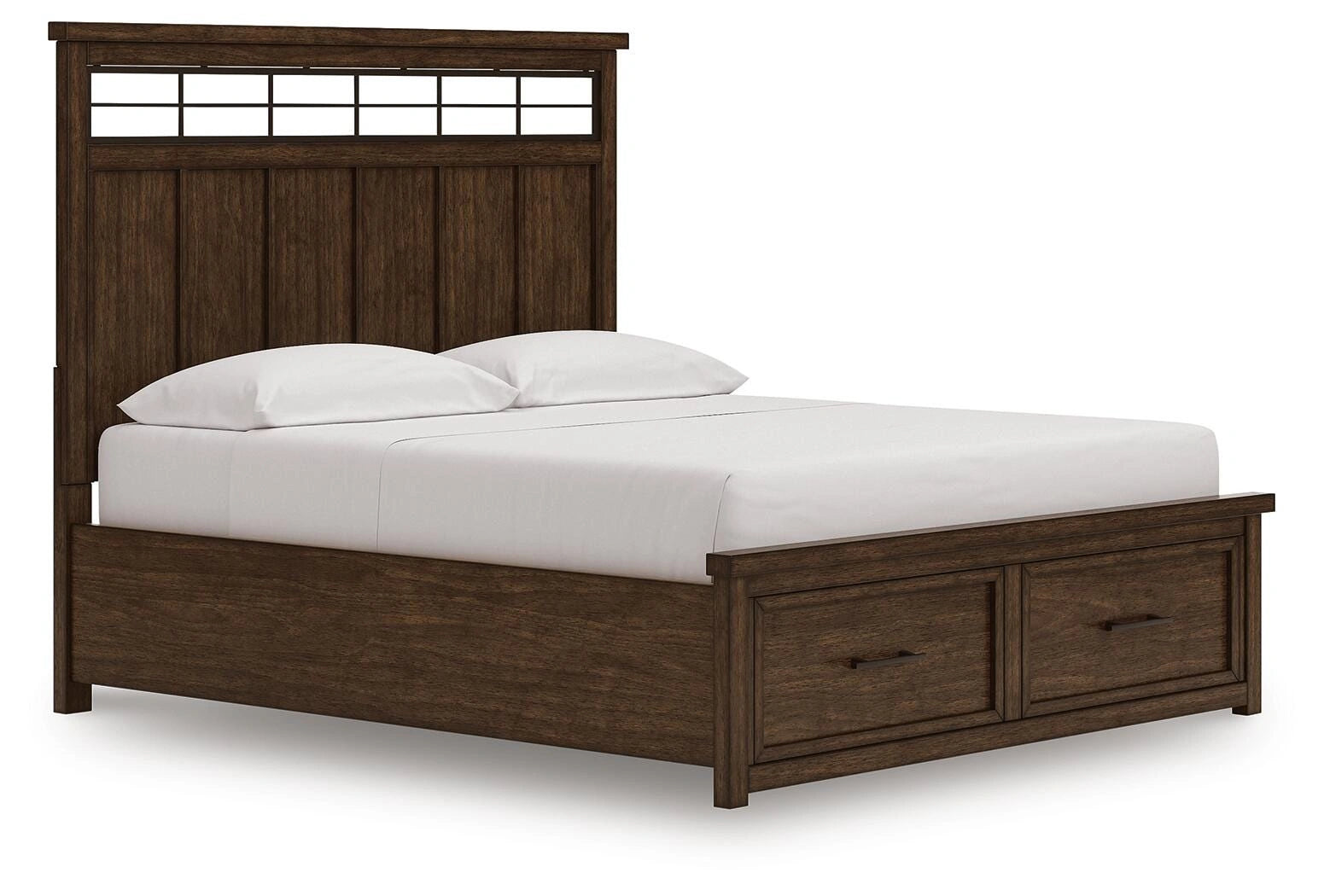 Cama con almacenaje en panel Taffenbrook