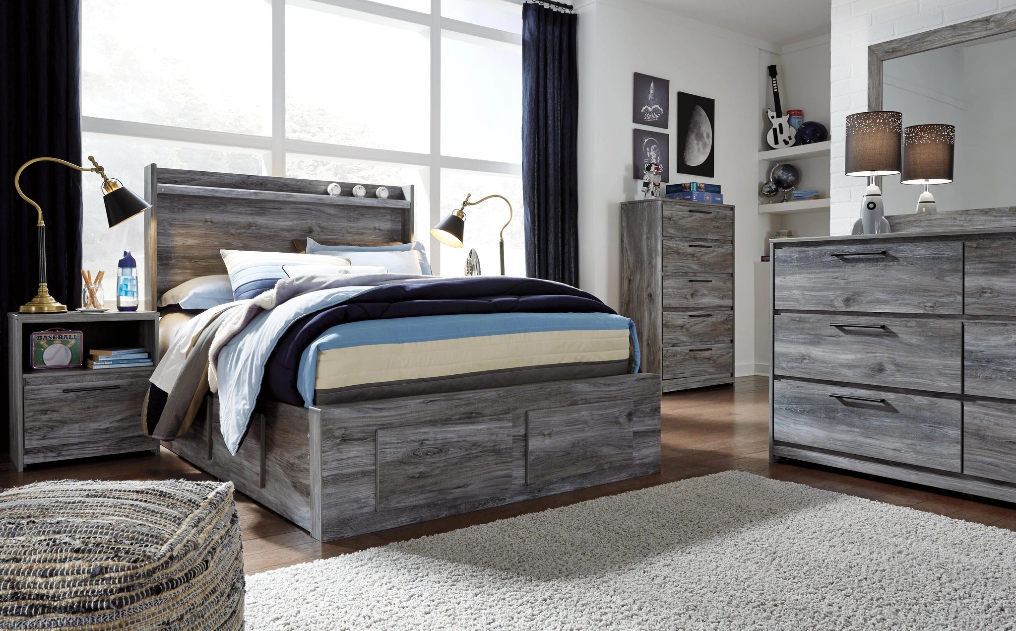 Cama con almacenamiento Baystorm