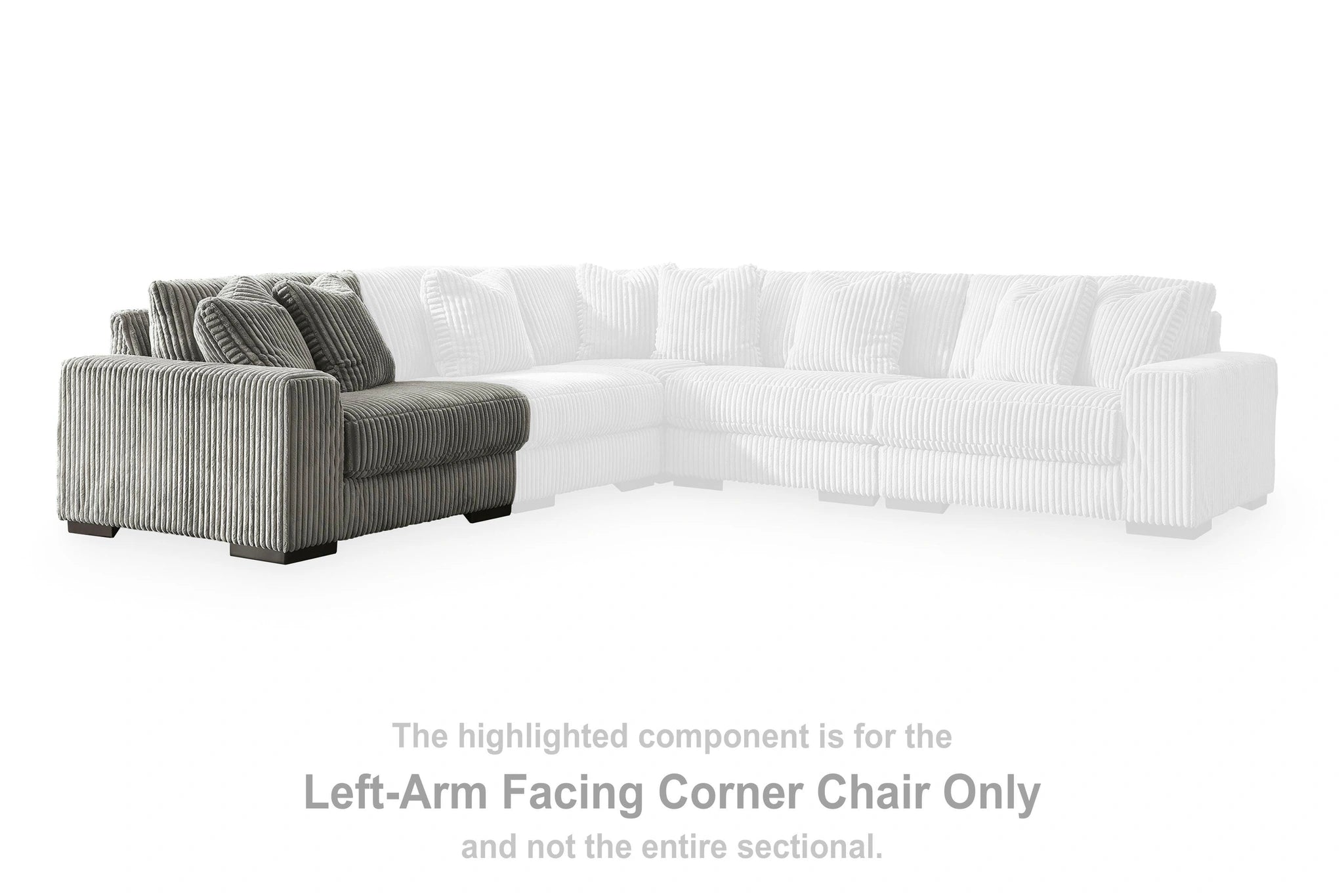 Sofá seccional Lindyn con chaise longue