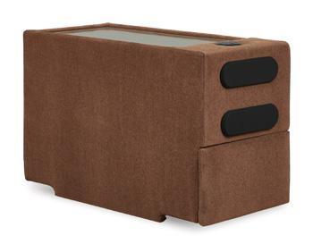 Sofá seccional Modmax con sistema de audio