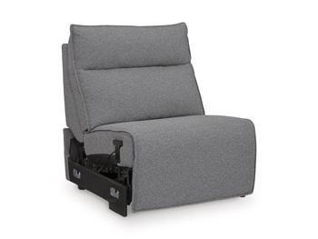 Seccional reclinable Modmax con consola de audio