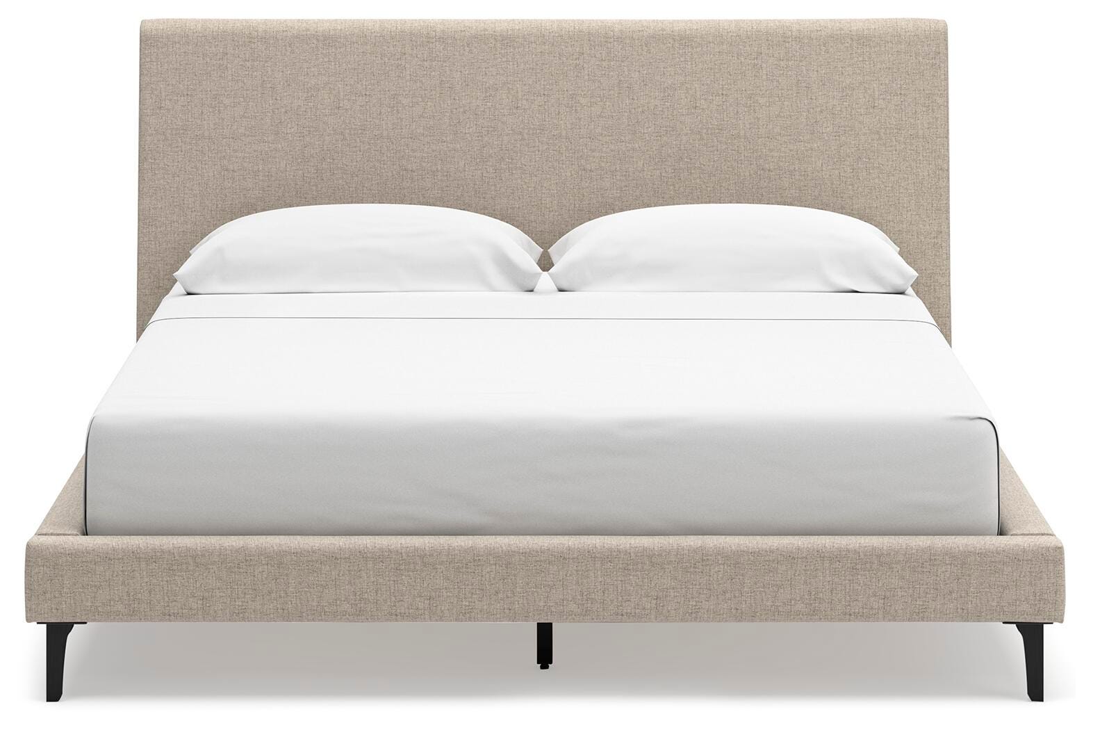 Cama tapizada Cielden con somier de láminas enrollables