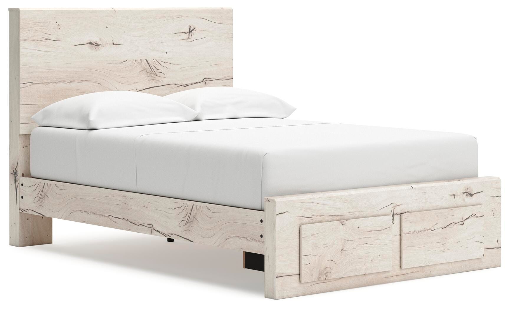 Cama Lawroy con almacenamiento en el panel