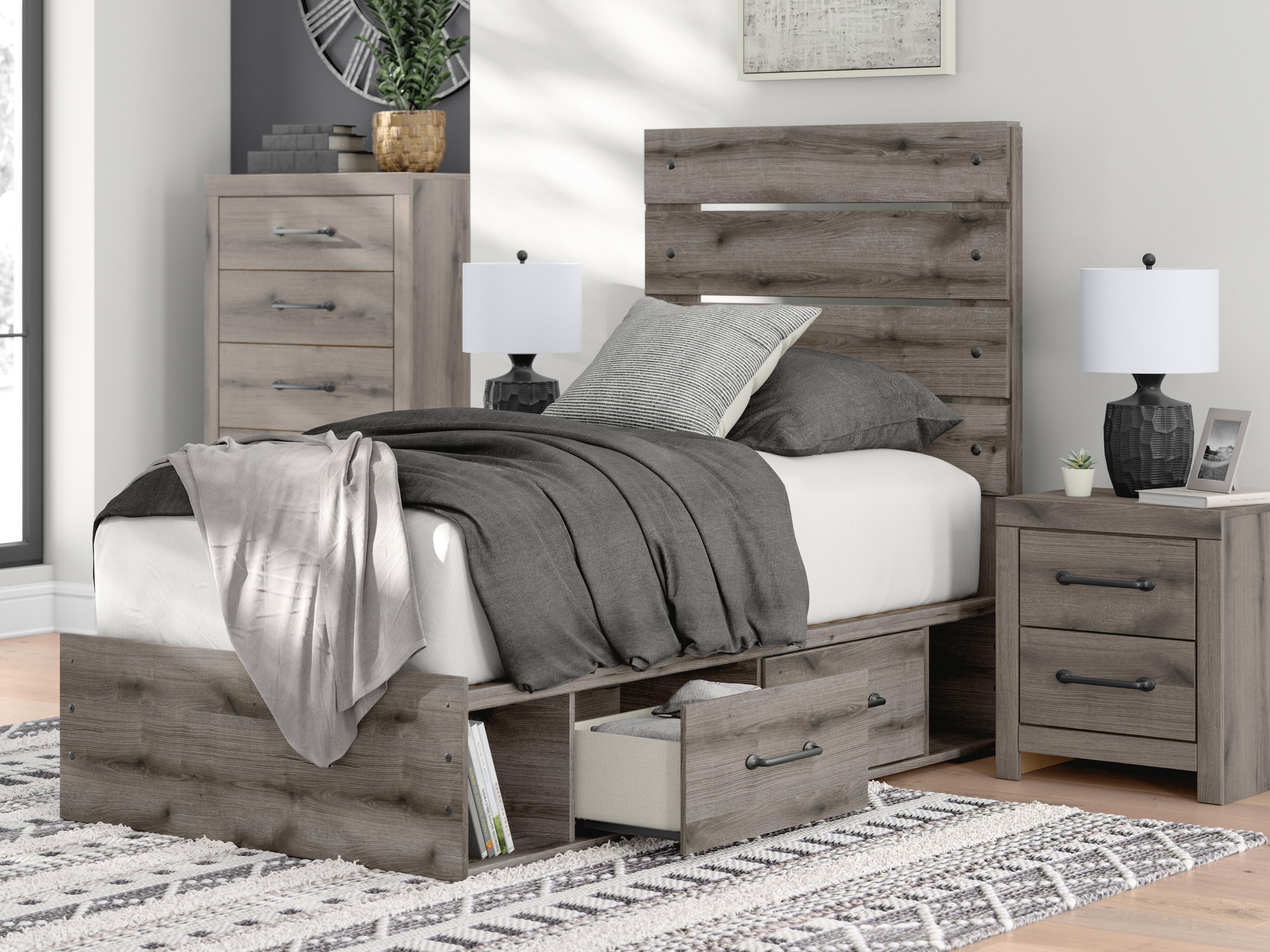 Cama Graystorm con almacenamiento