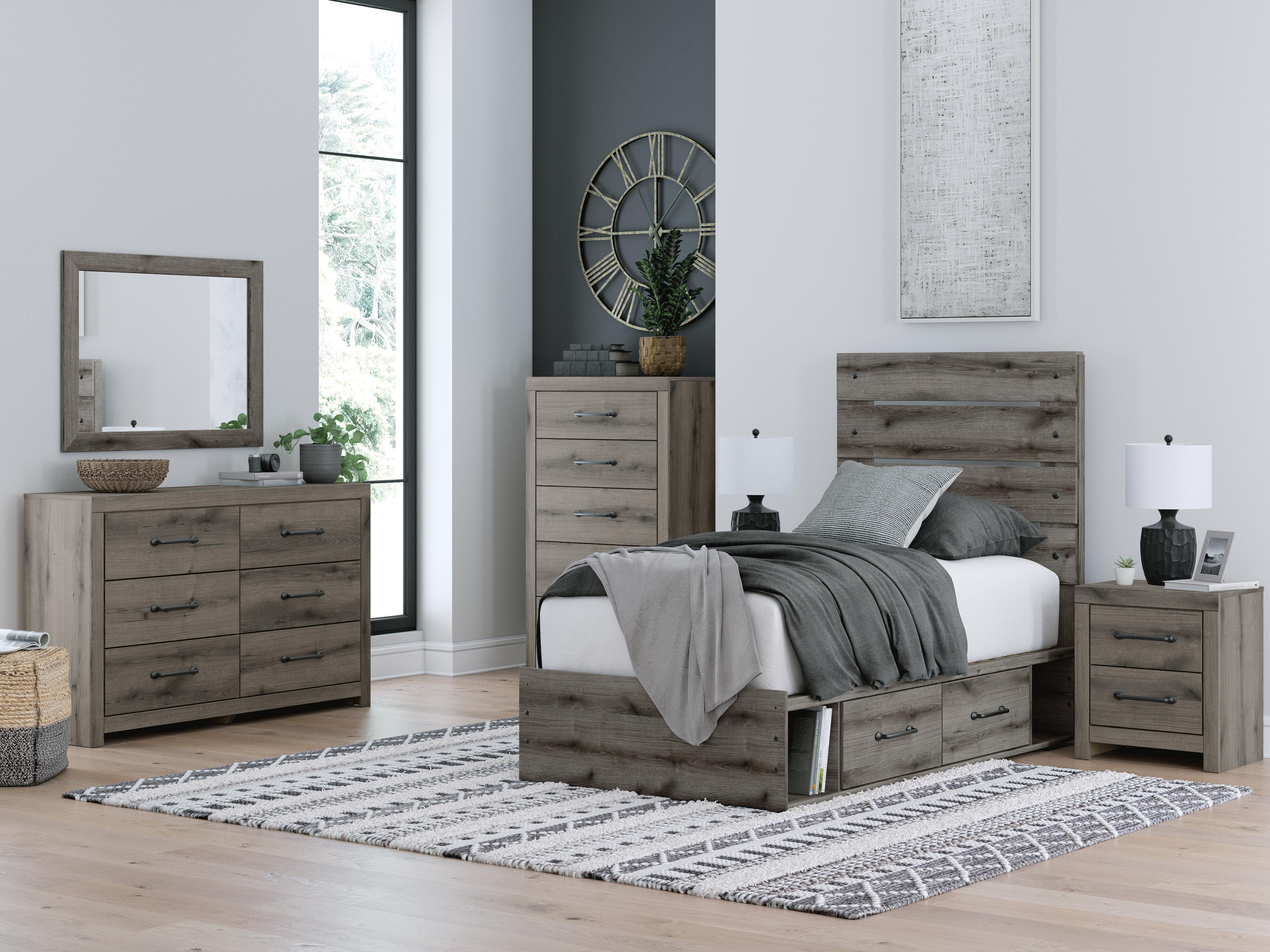 Cama Graystorm con almacenamiento
