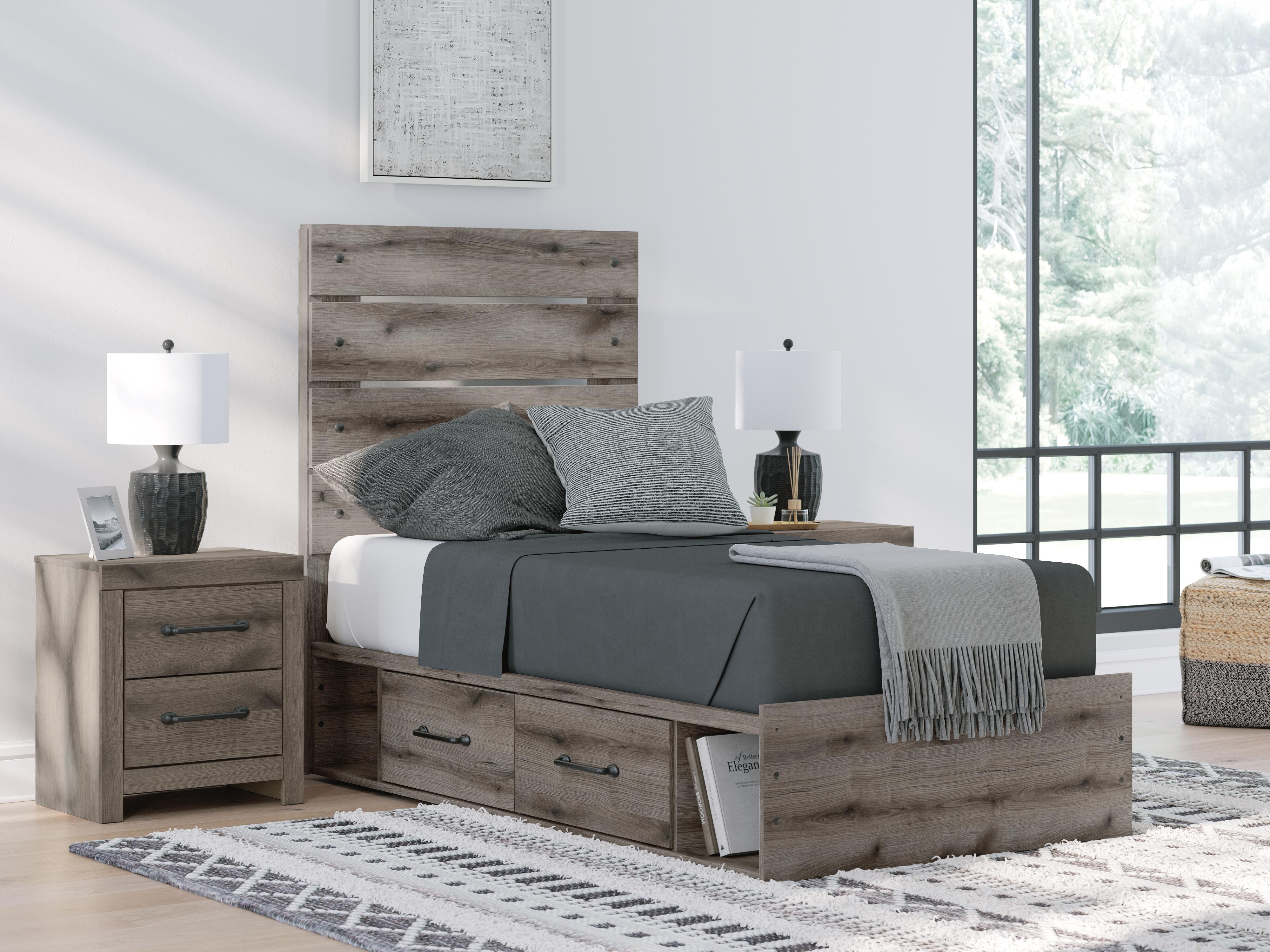 Cama Graystorm con almacenamiento