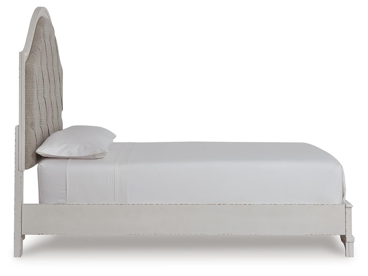 Cama tapizada tamaño queen Blendon