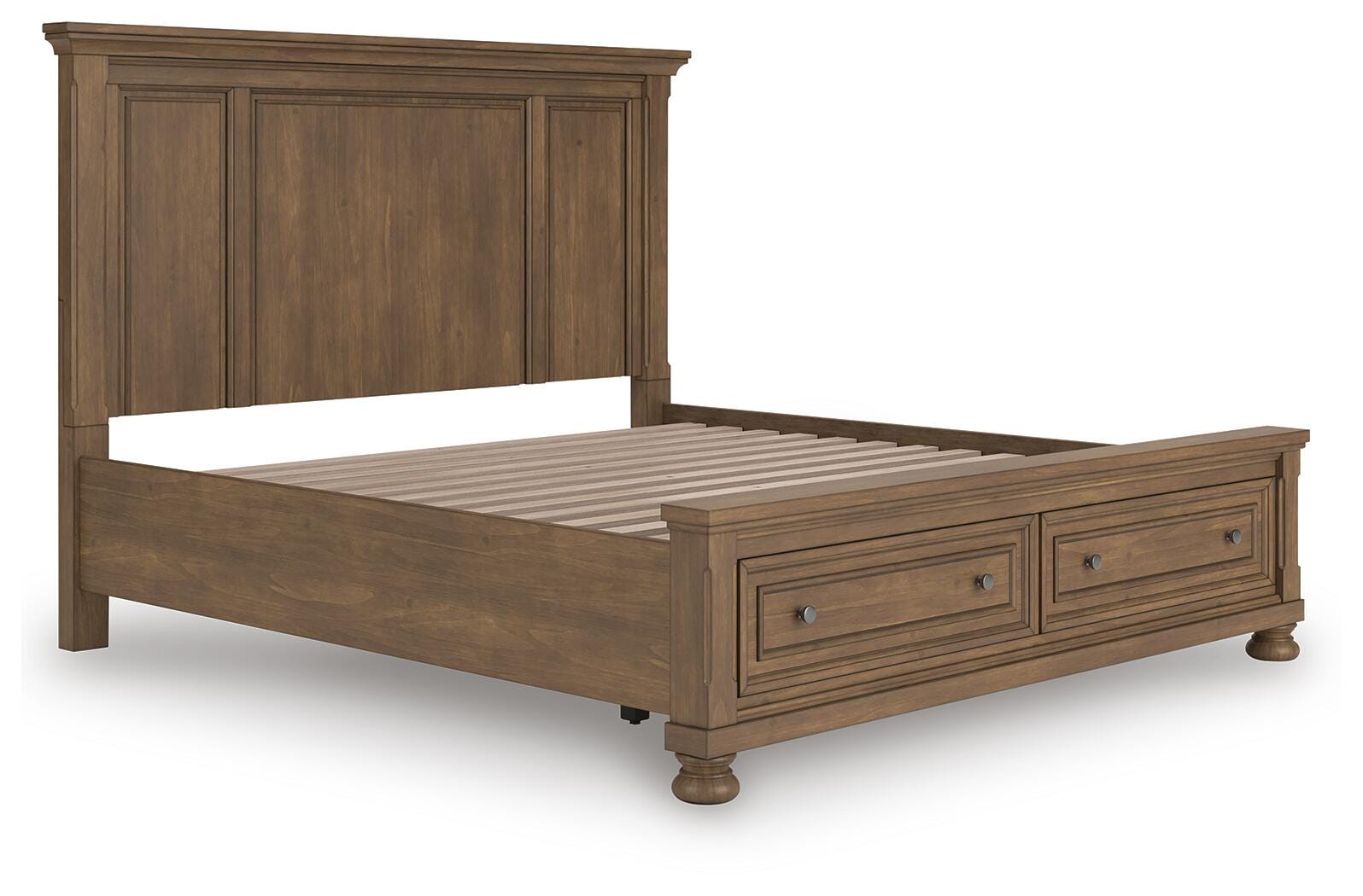 Cama con almacenamiento Feddinger Panel