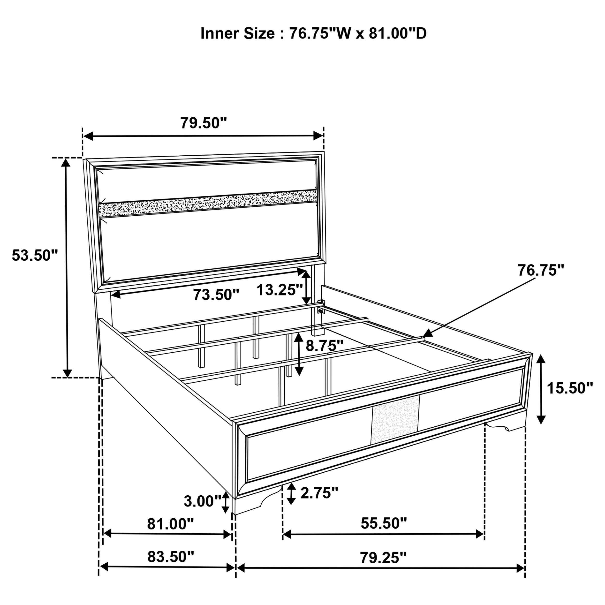 Miranda Panel Bed