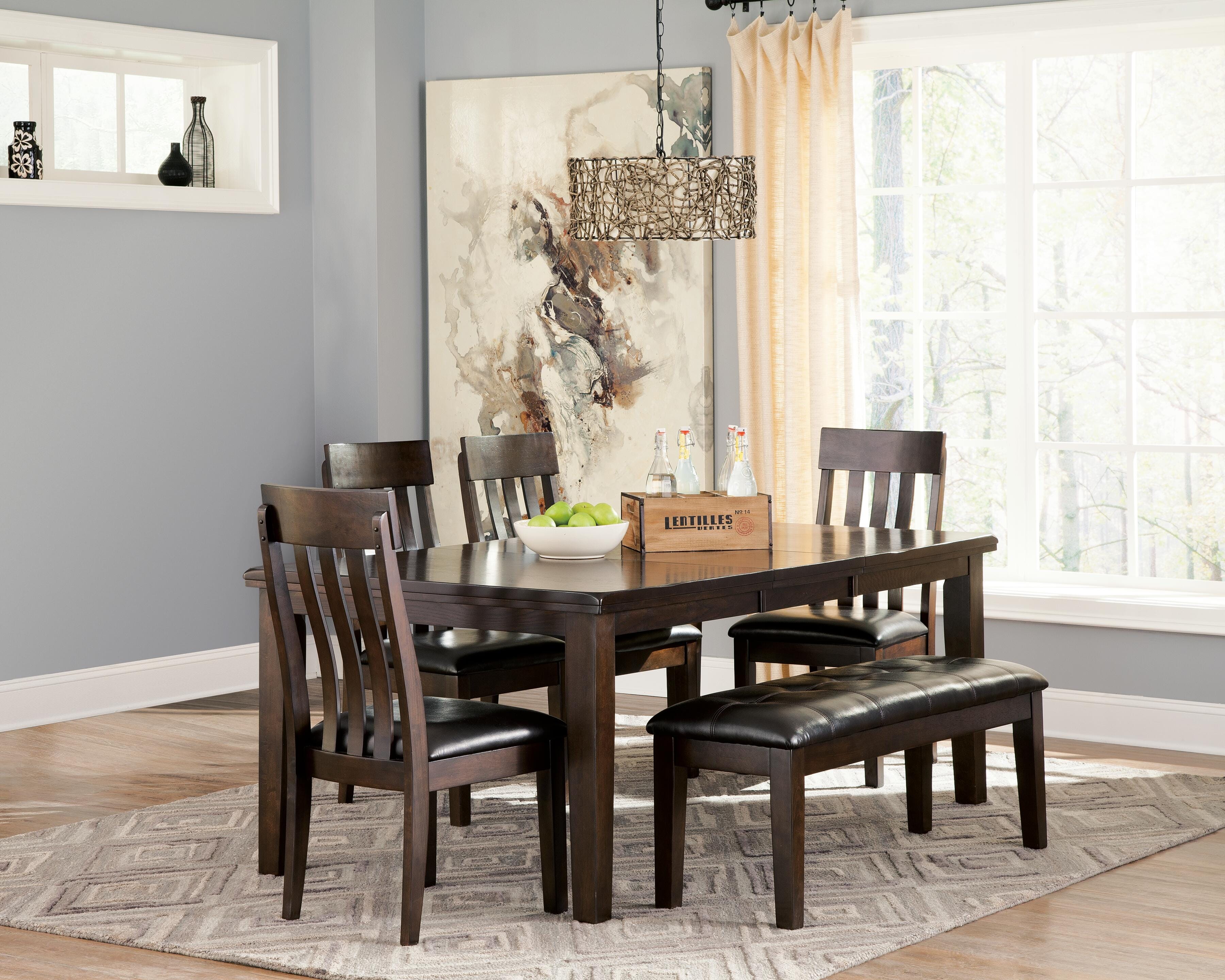 Mesa de comedor extensible Haddigan