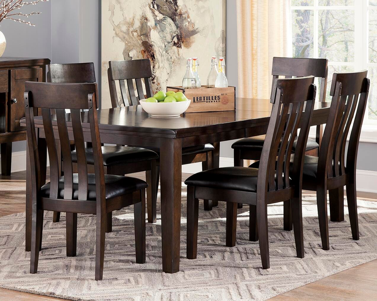 Mesa de comedor extensible Haddigan