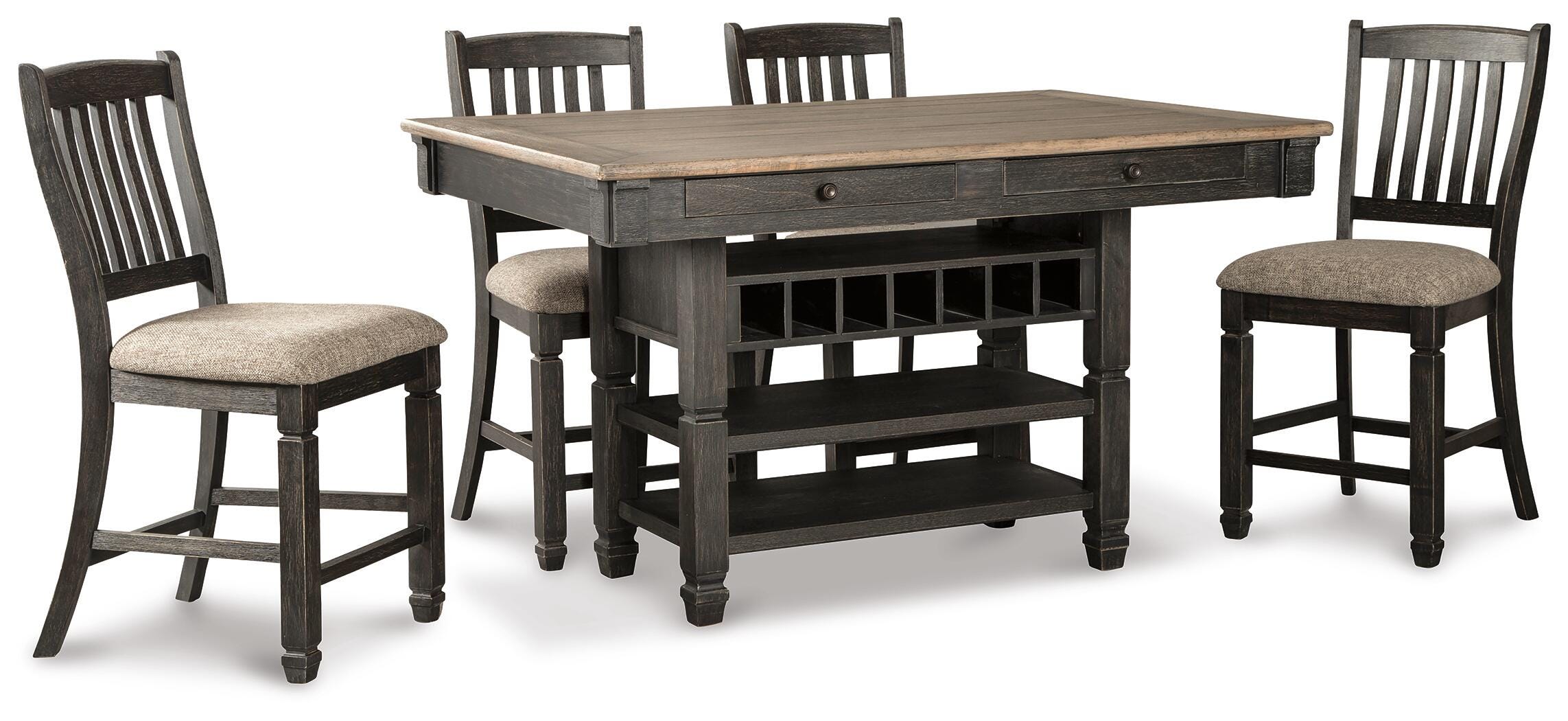 Juego de comedor a la altura de mostrador Tyler Creek