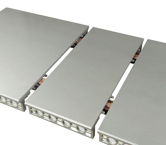 Mesa de comedor ADALIA, Plateada