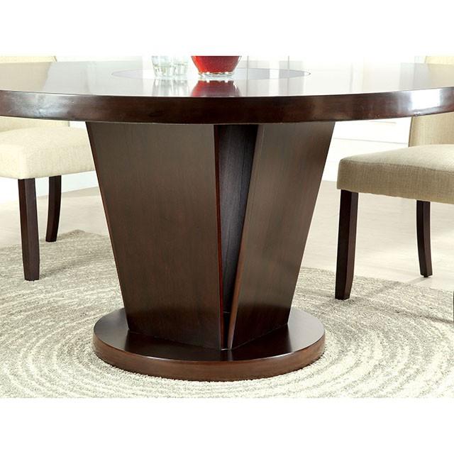 Mesa de comedor redonda Cimma Espresso