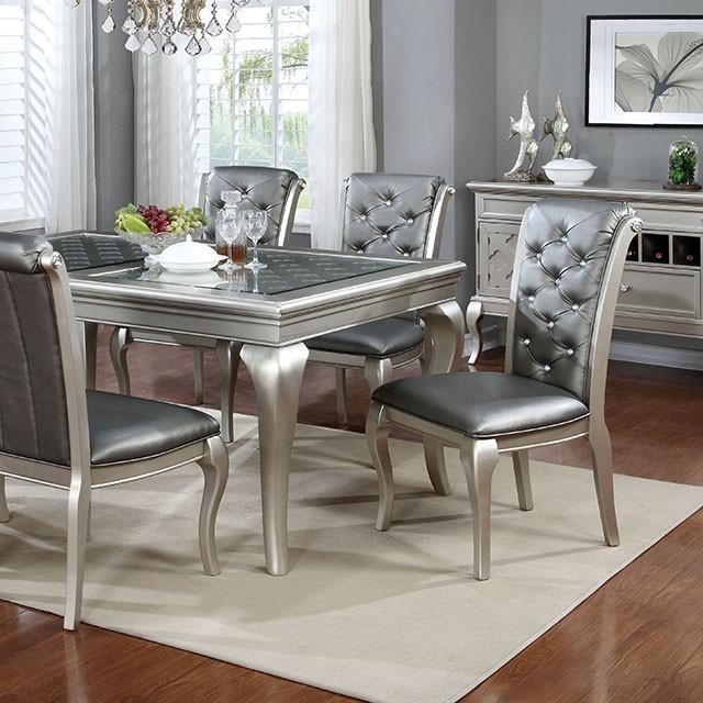 Mesa de comedor Amina Champagne