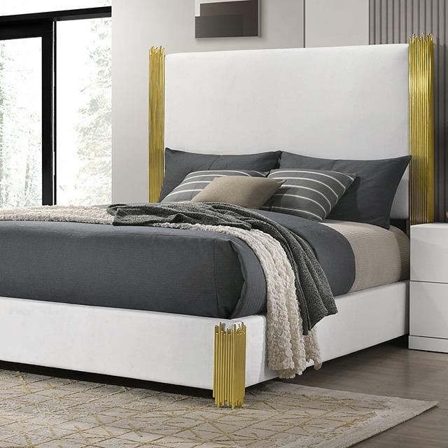 Cama matrimonial e individual Basildon E.