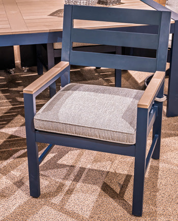 East Beach Outdoor Arm Chair with Cushion (Set of 2)