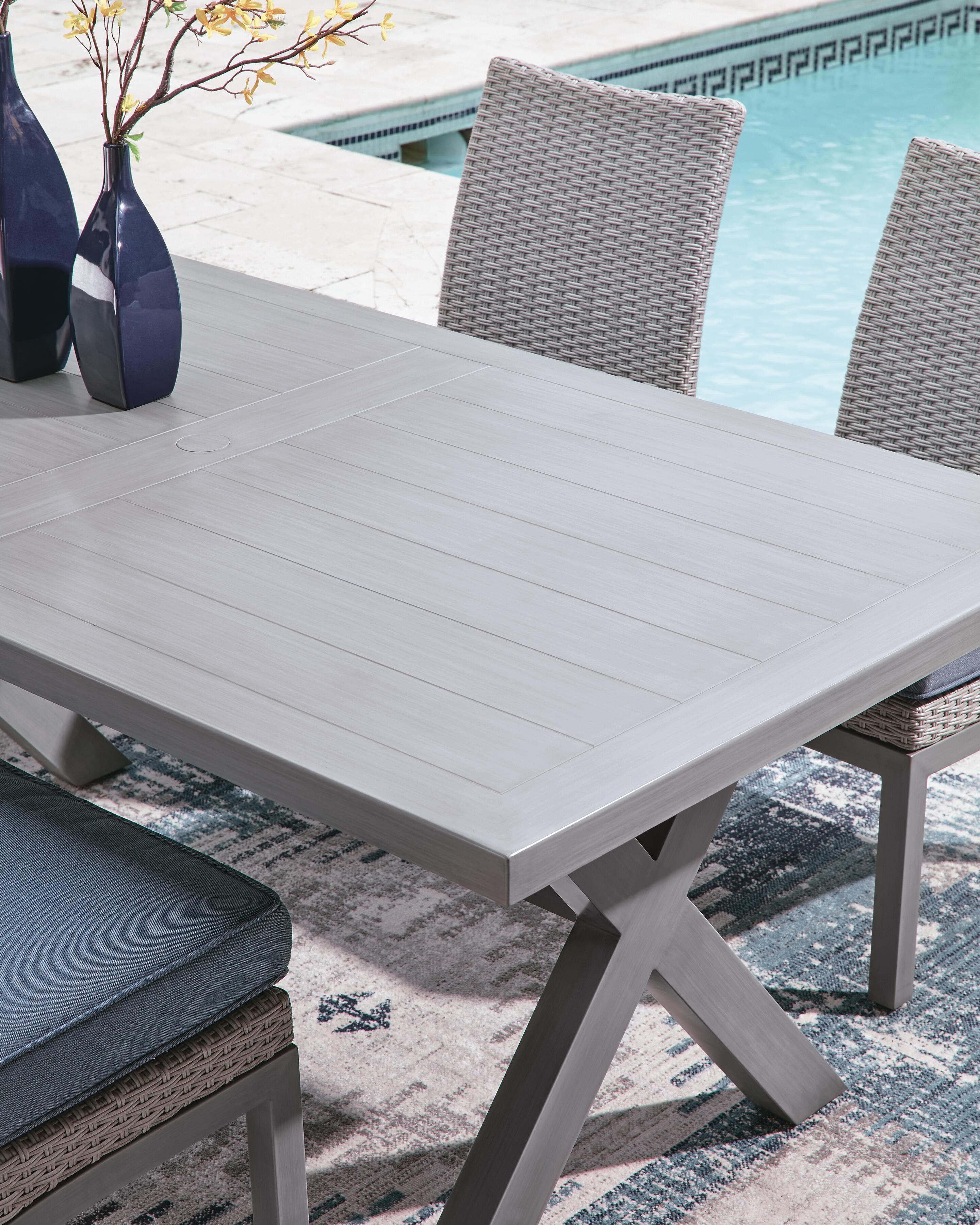 Mesa de comedor de exterior Half Moon Beach