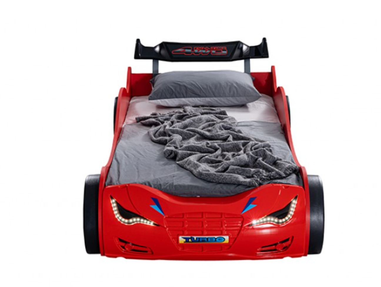Roadstar Kids Car Bed- Red