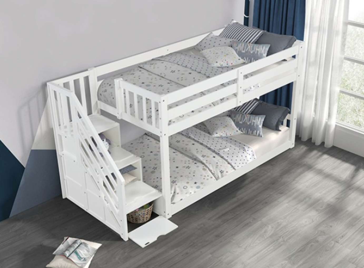 Jojo Bunk Bed -White