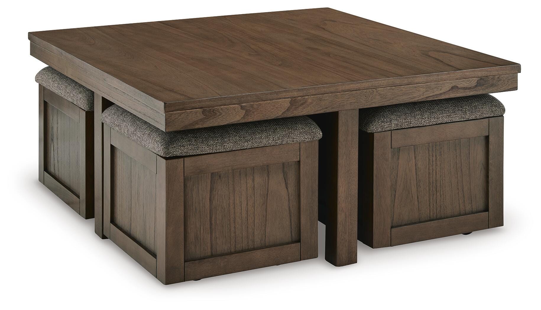 Mesa de centro Boardernest con 4 taburetes