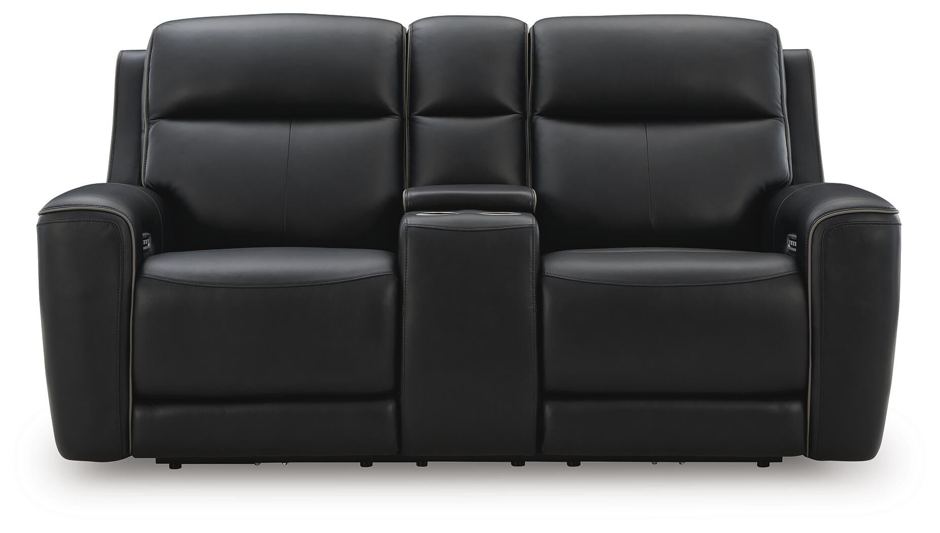 Sofá reclinable biplaza eléctrico 5Z-Relaxation con consola