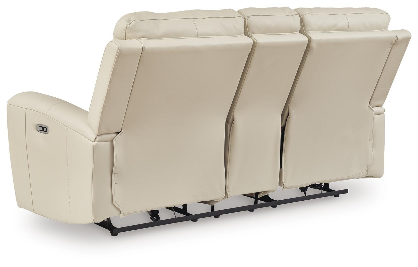 Sofá biplaza reclinable eléctrico Dahlmoore con consola