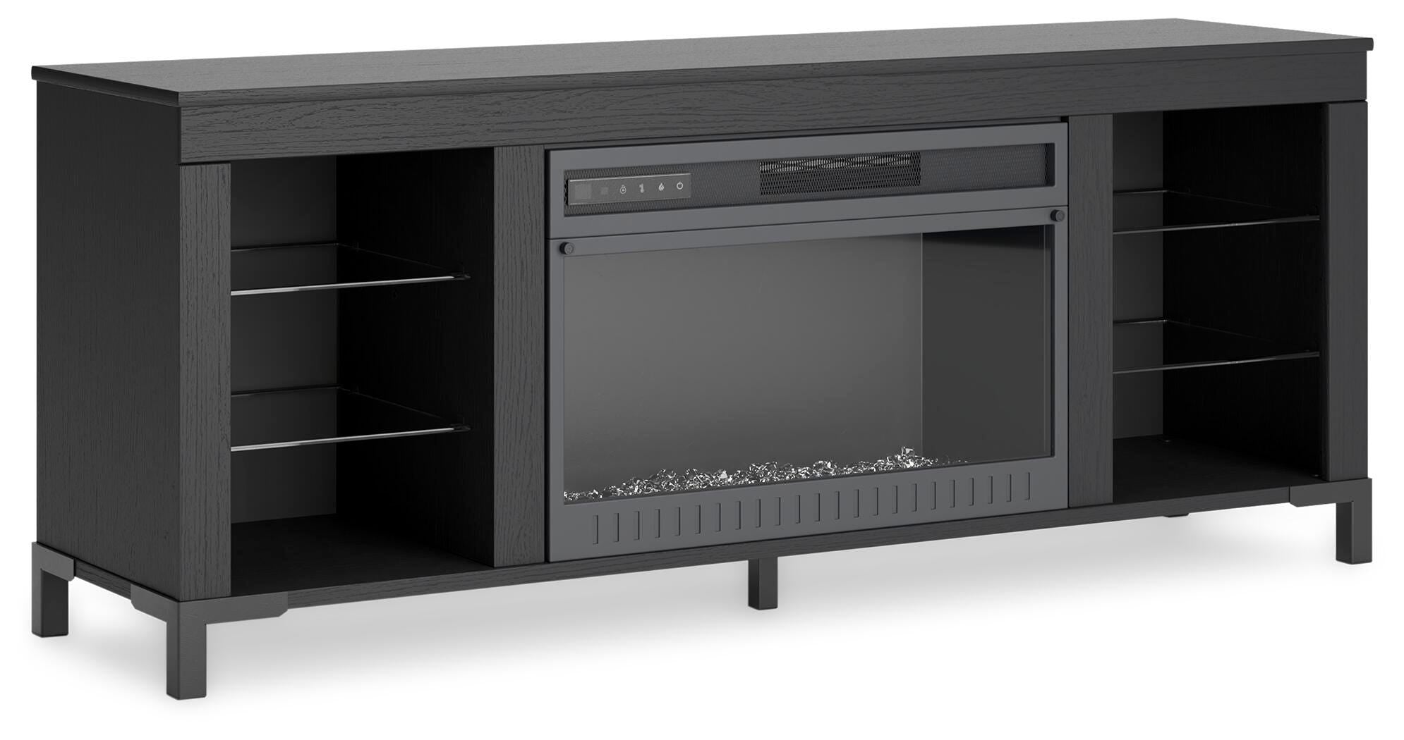 Mueble para TV Cayberry de 60" con chimenea eléctrica
