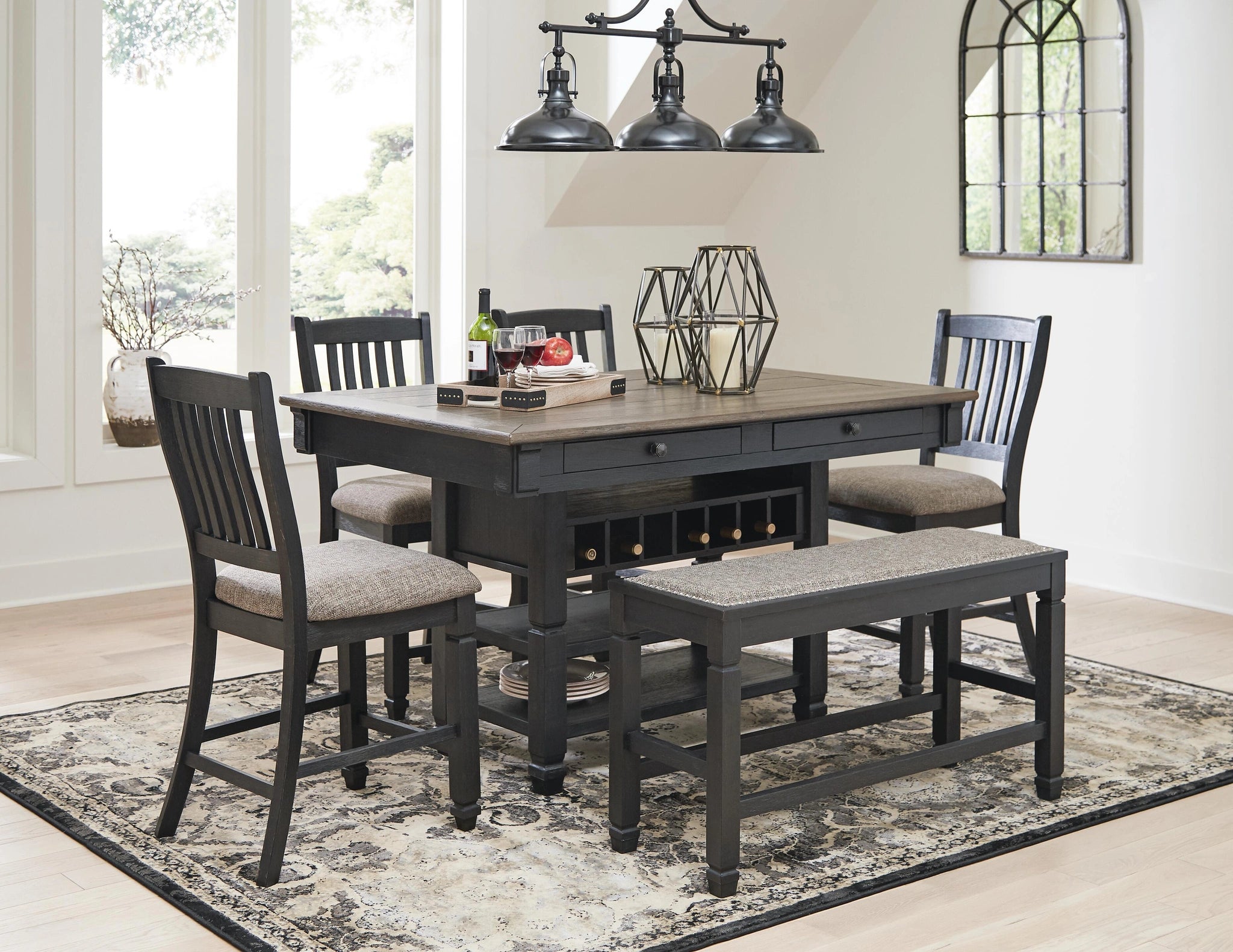 Juego de comedor a la altura de mostrador Tyler Creek