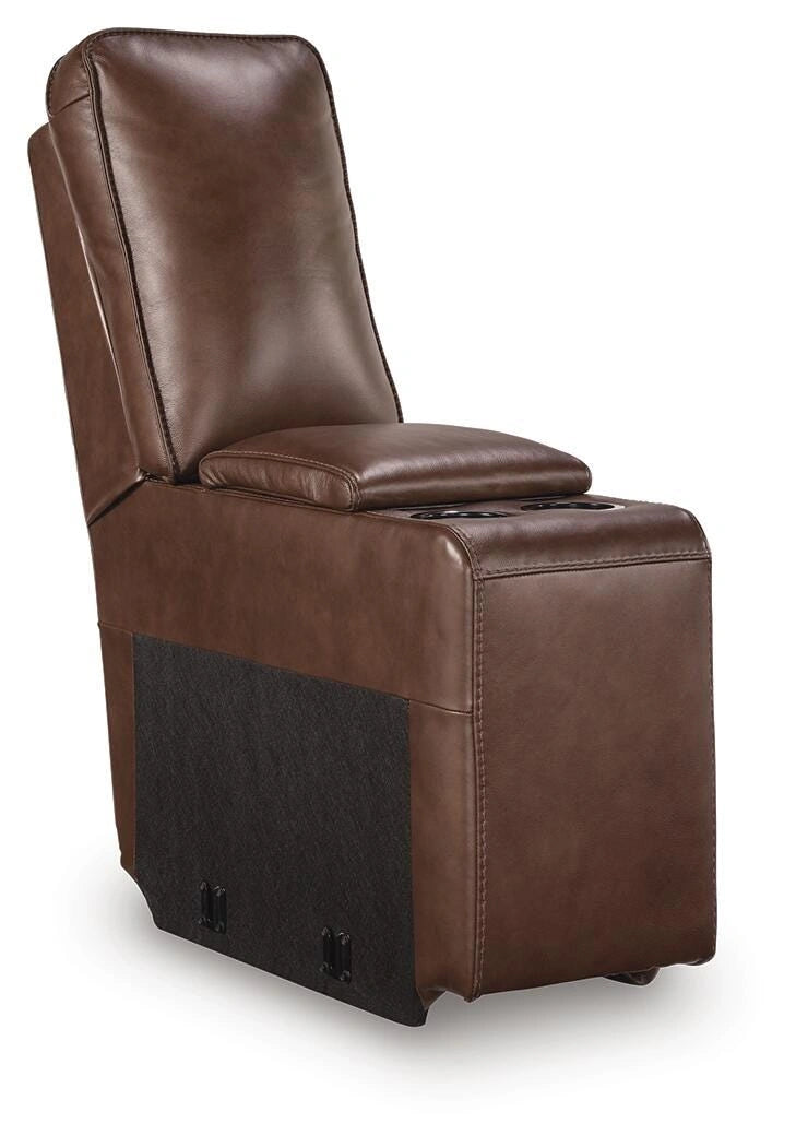 Seccional reclinable DeepWakes con consola de almacenamiento