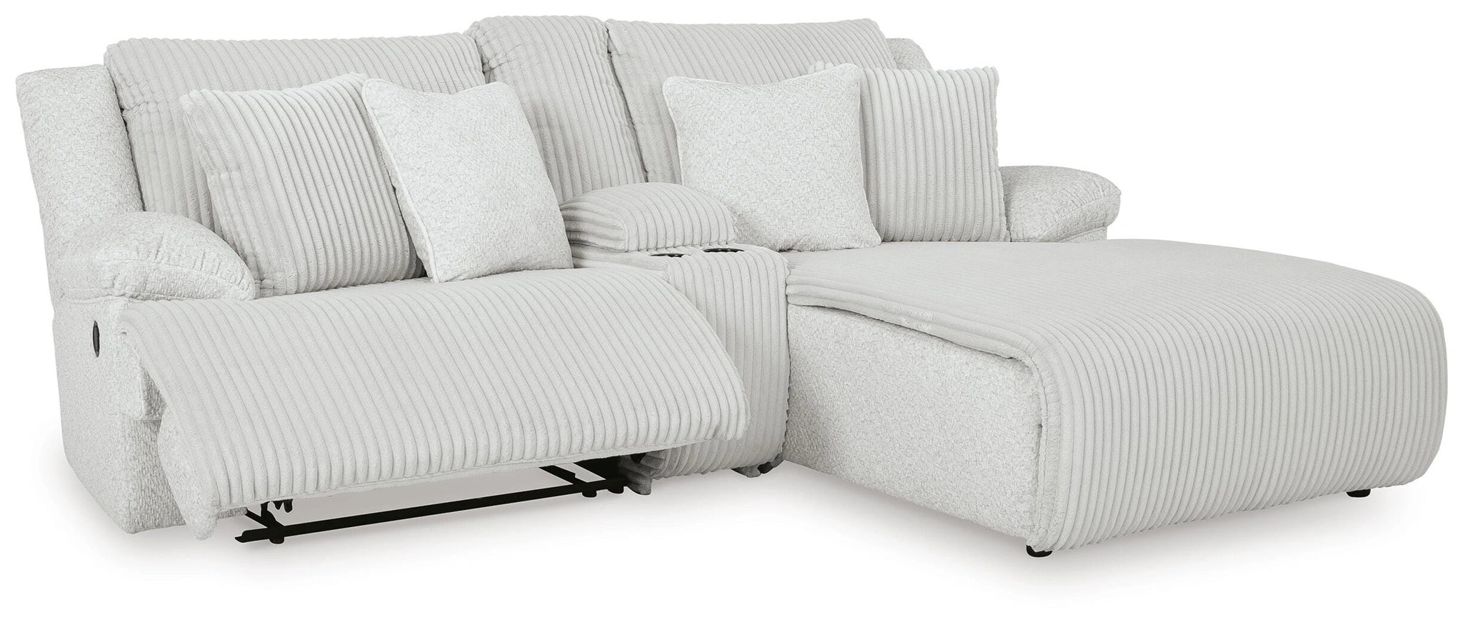 Sofá Seccional Reclinable de Primera Calidad con Chaise