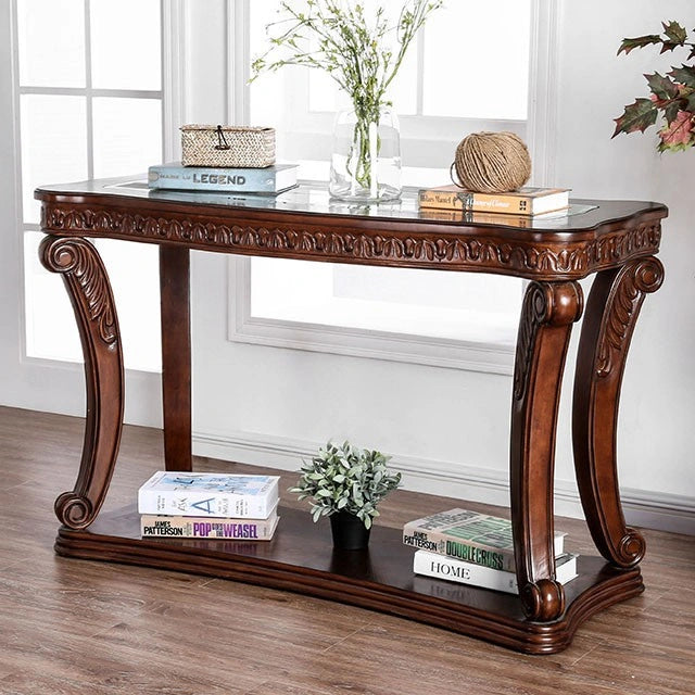 Mesa de sofá Walworth de roble oscuro