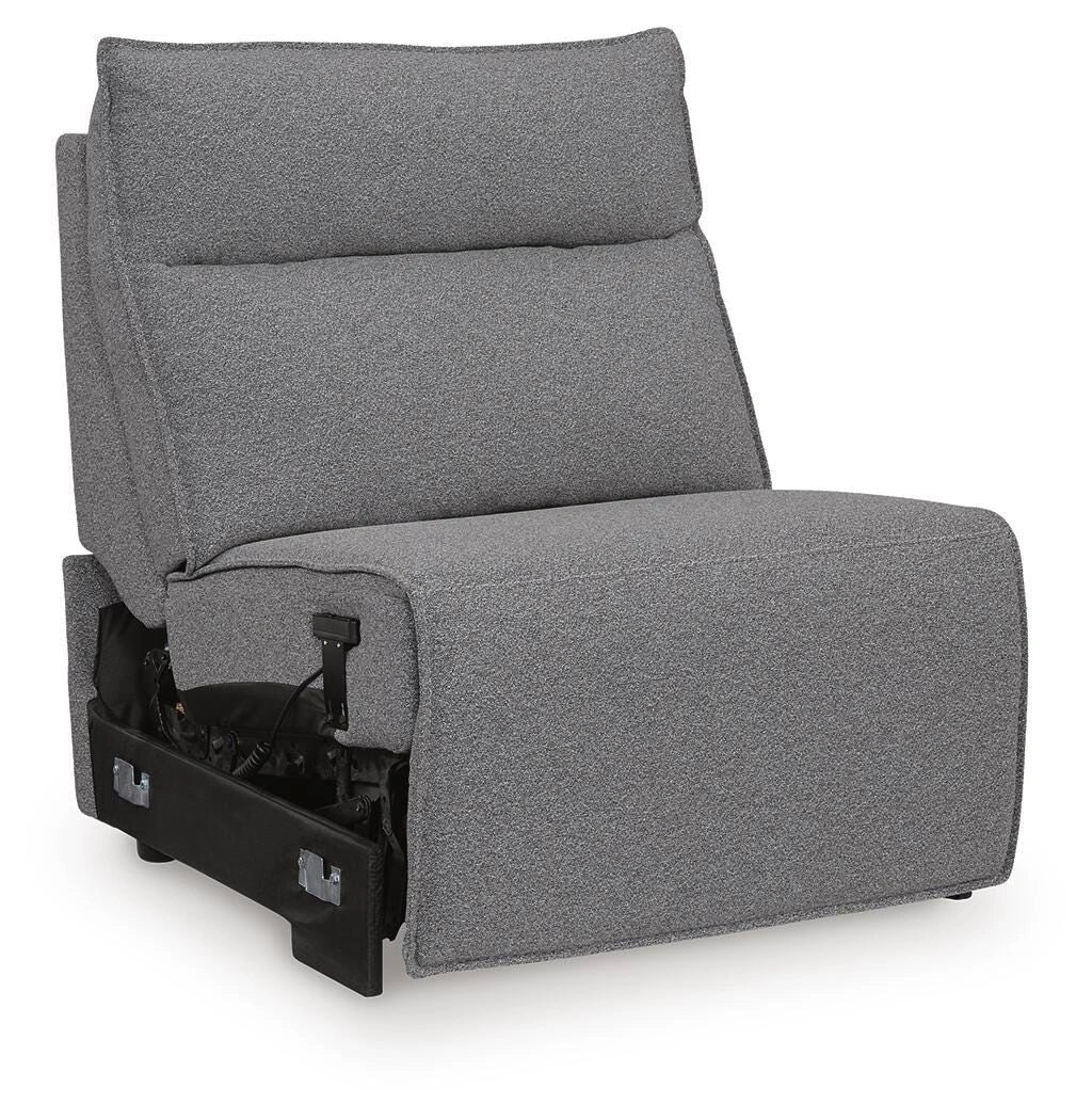 Seccional reclinable eléctrico Modmax con chaise longue