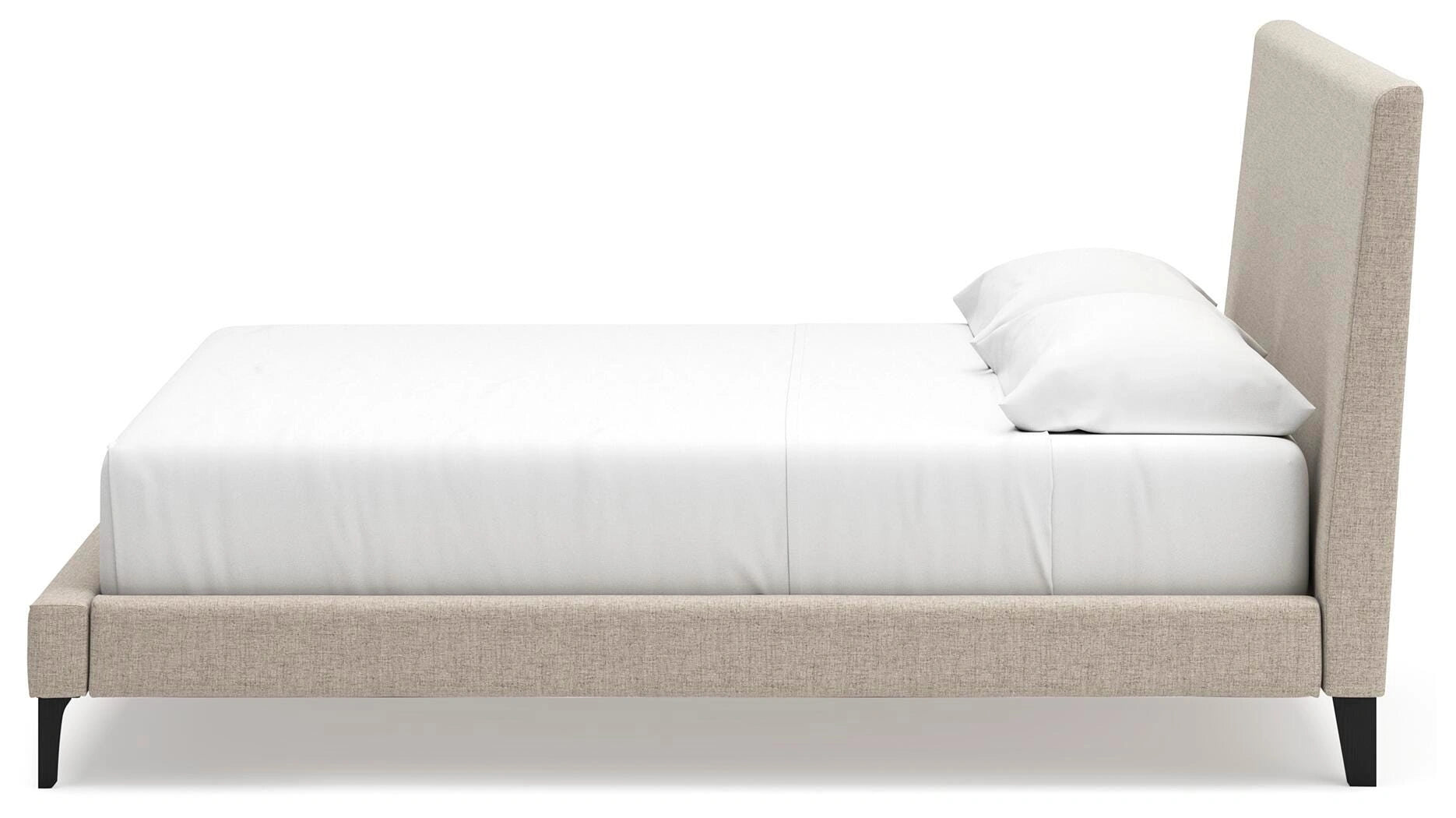 Cama tapizada Cielden con somier de láminas enrollables