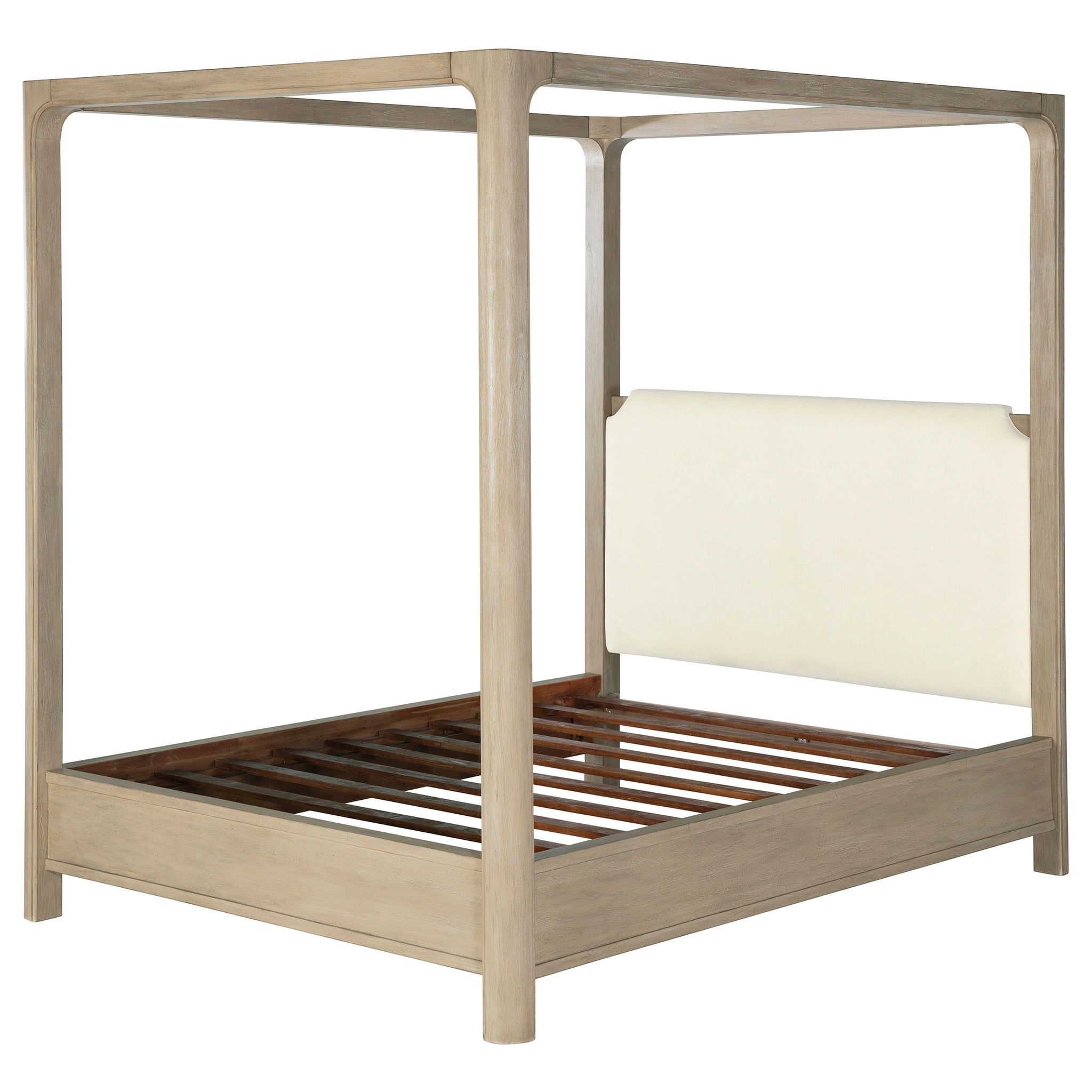 Base de cama con plataforma y dosel Solano