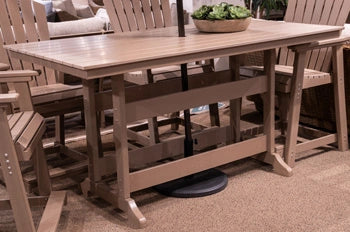 Mesa de comedor Seacliff Beach de altura de mostrador para exteriores