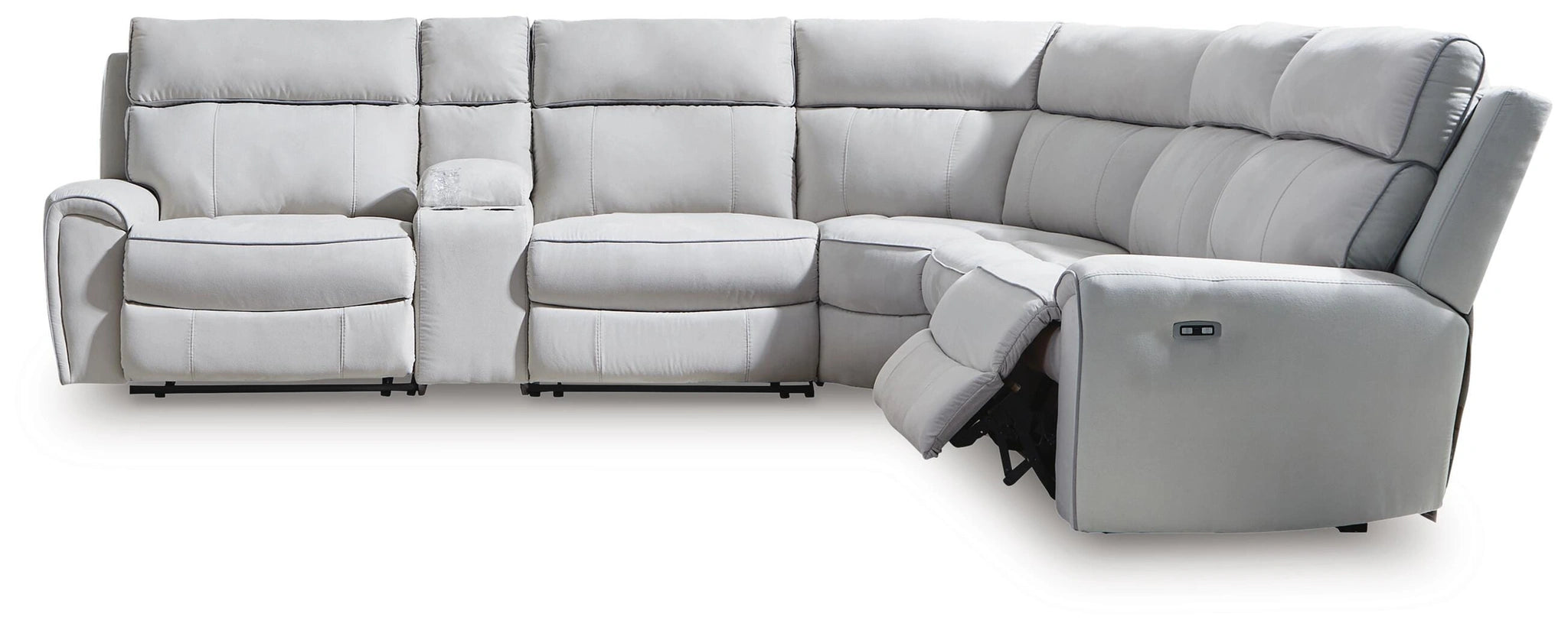 Seccional reclinable eléctrico Social Pointe