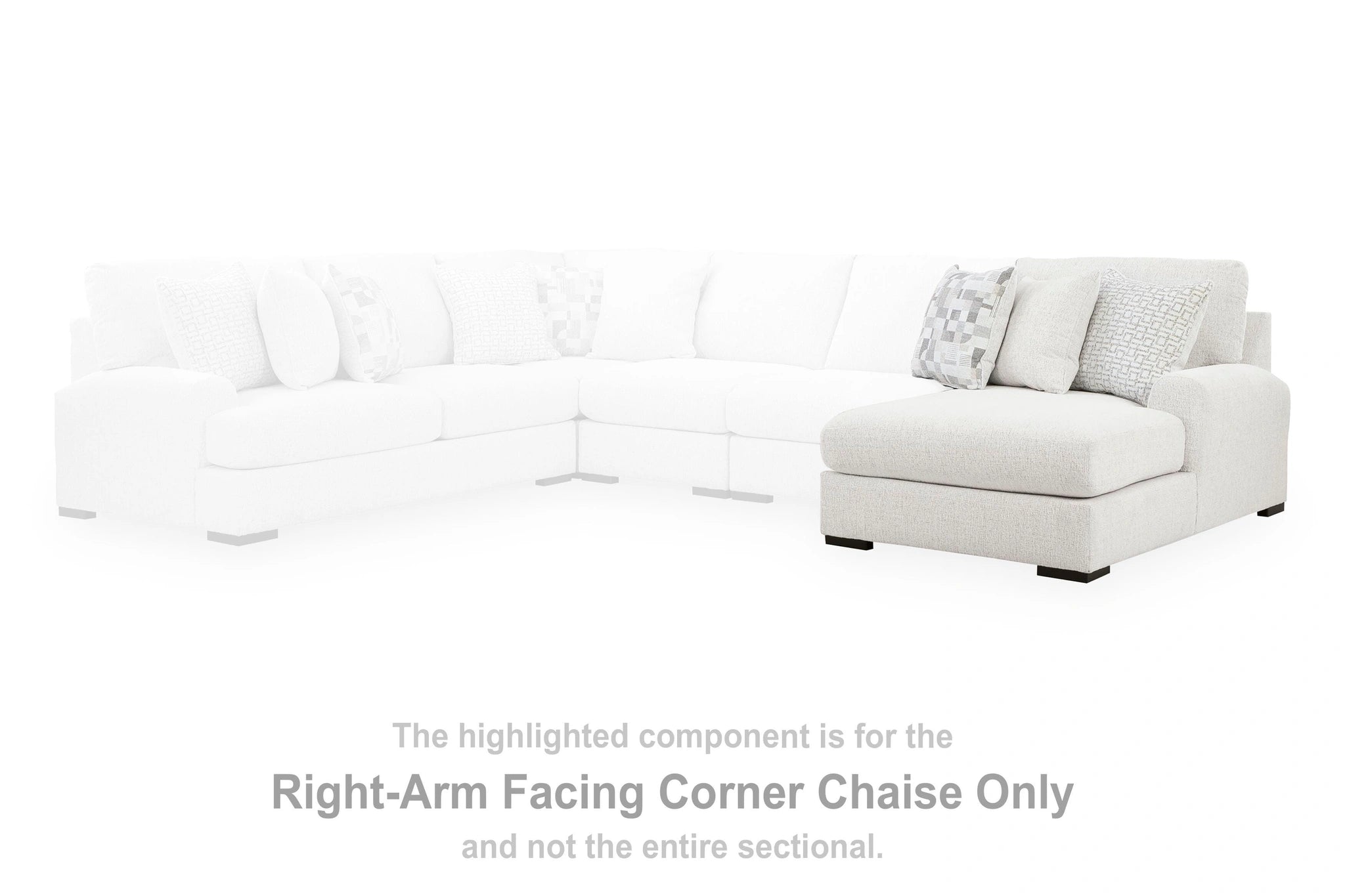 Seccional doble chaise Misty-Lakes