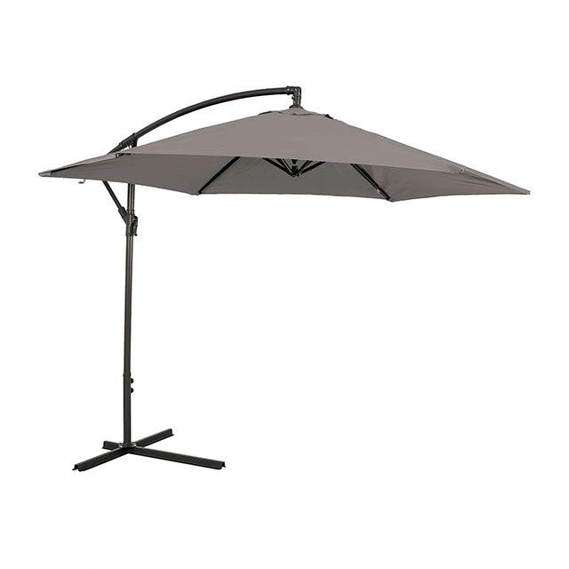 Parasol en voladizo Glam con LED