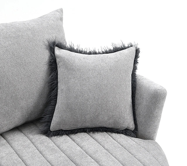 Sillón giratorio con mechones Hoople Channel