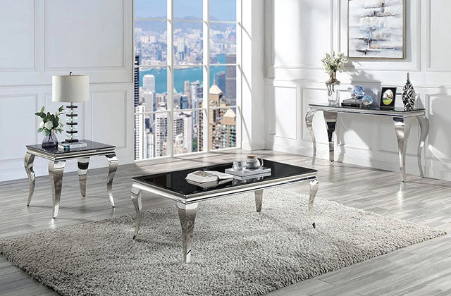 Mesa de centro WETZIKON, negro