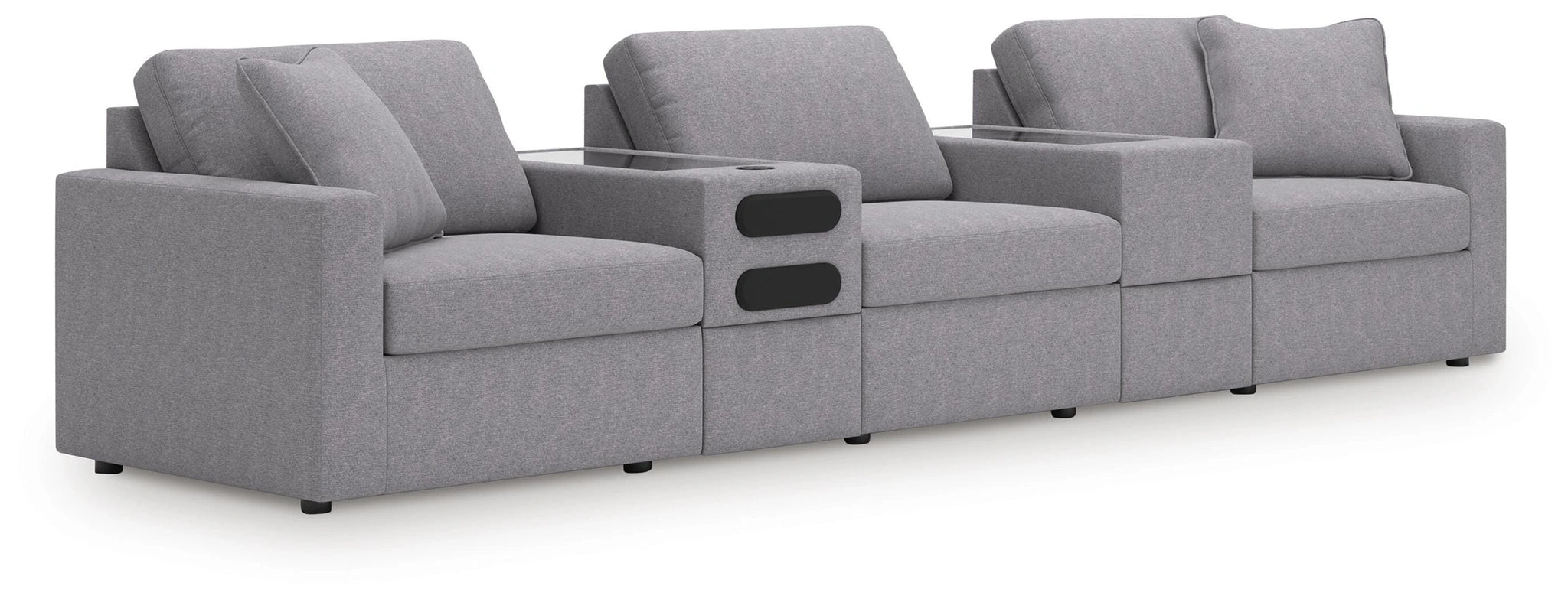 Sofá seccional Modmax con sistema de audio