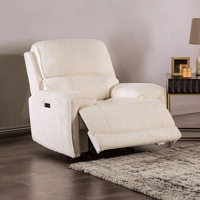 Sillón reclinable eléctrico MORCOTE, beige