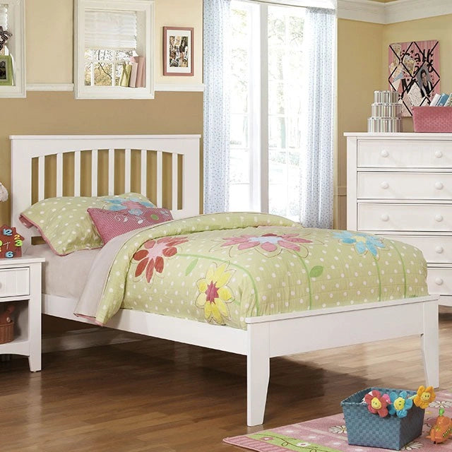 Cama Matrimonial Completa Pine Brook Cherry & White
