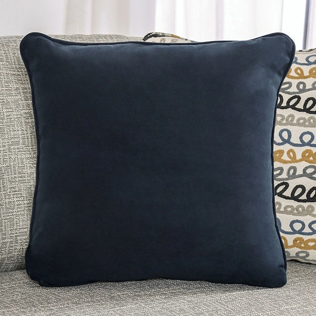 Sillón de una plaza y media CHANCERY, gris/azul marino