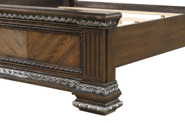 Paseo Cama King & Queen Marrón y Blanca